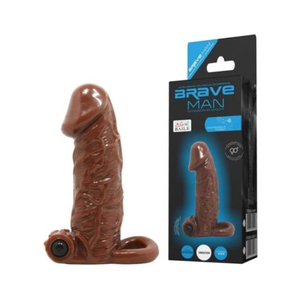 Funda Extension Vibrador Chocolate